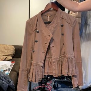 Free people small mauve jacket